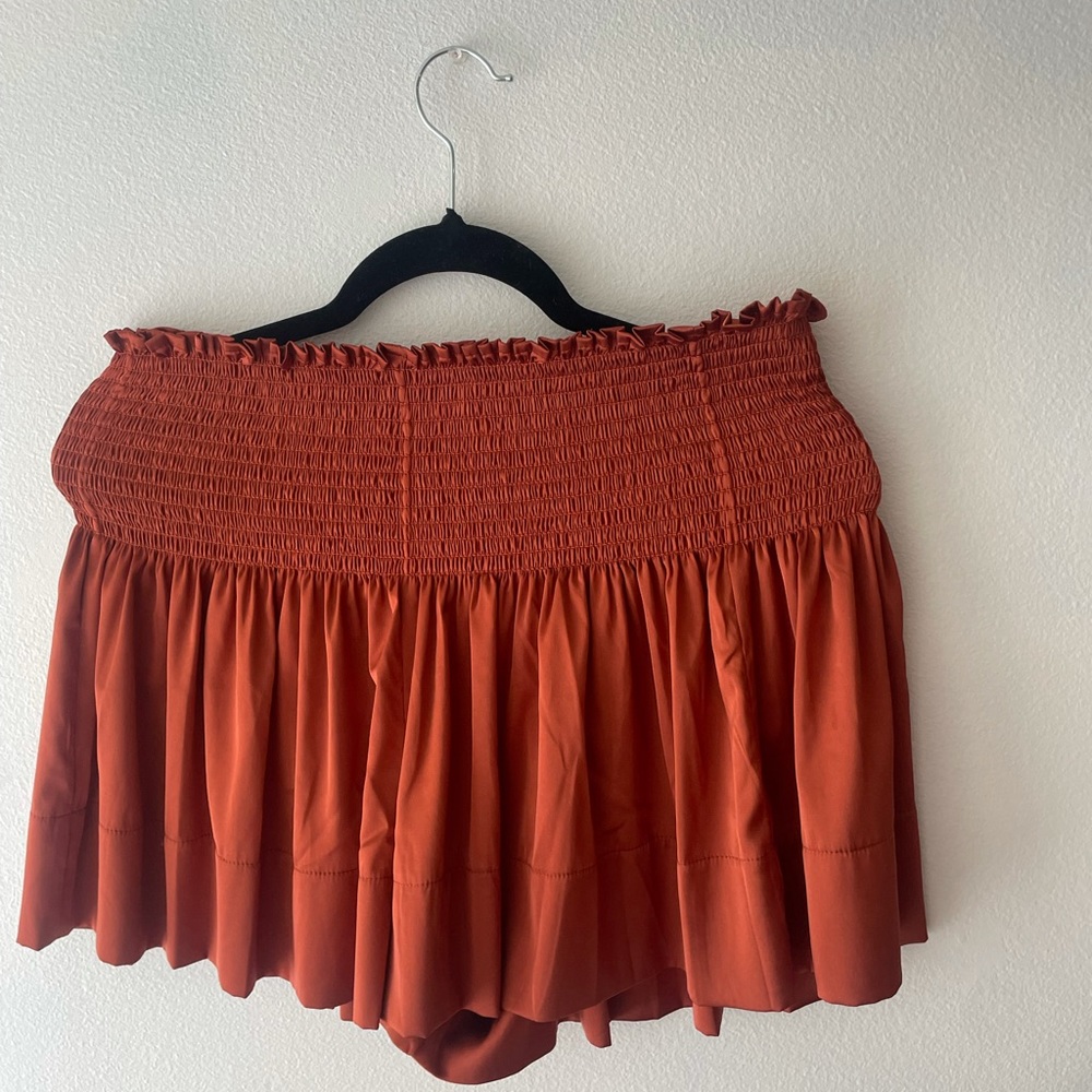 Rust natural life daisy skirt